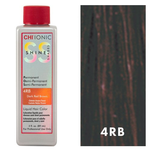CHI Shine Shades 4RB Dark Red Brown 3oz