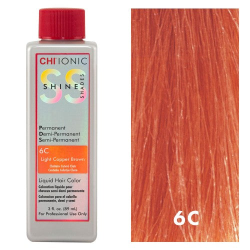 CHI Shine Shades 6C Light Copper Brown 3oz