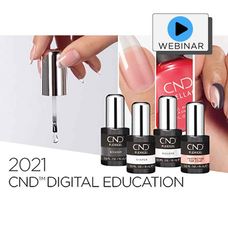 SKILL BOOSTER: CND Plexigel Class (Digital Education) Monday December 6th, 2021 from 10am to 12pm