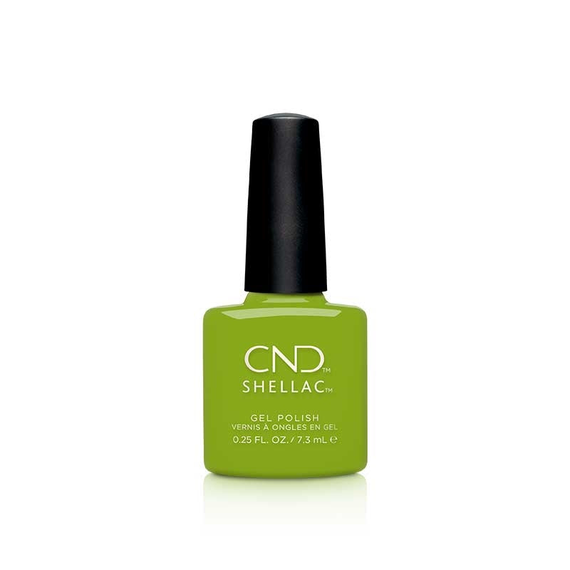 CND  Shellac UV Gel Color  Crisp Green  7.3ml