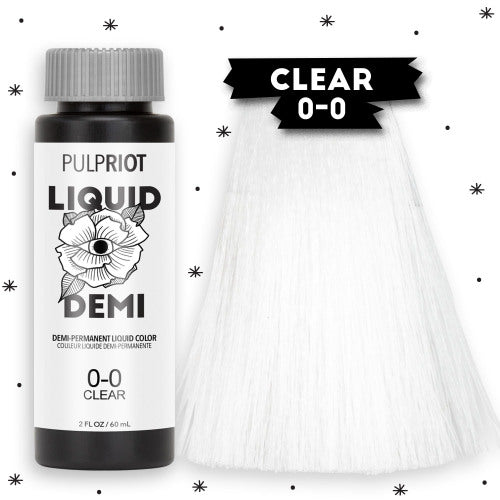 Pulp Riot Liquid Demi Clear 0-0 Demi-Permanent Liquid Color 2oz/60ml 