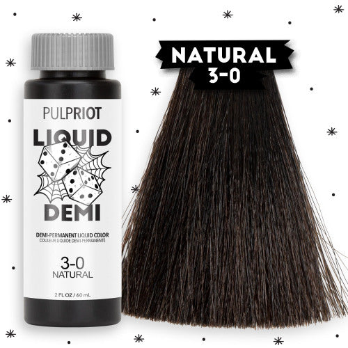 Pulp Riot Liquid Demi Natural 3-0 Demi-Permanent Liquid Color 2oz/60ml 