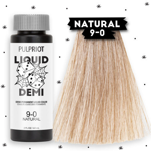 Pulp Riot Liquid Demi Natural 9-0 Demi-Permanent Liquid Color 2oz/60ml 