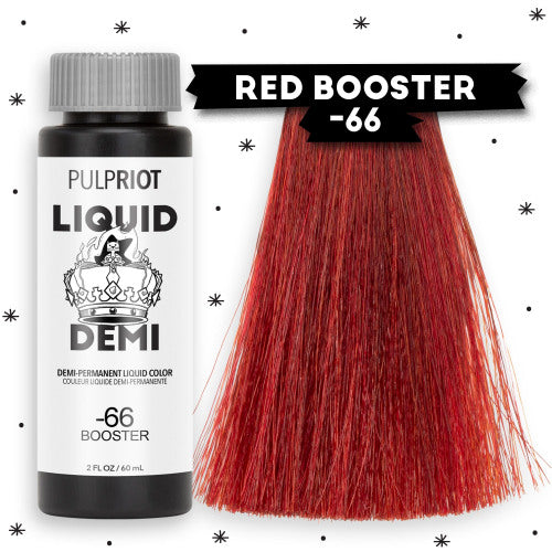 Pulp Riot Liquid Demi Booster Red -66 Demi-Permanent Liquid Color 2oz/60ml 