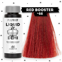 Thumbnail for Pulp Riot Liquid Demi Booster Red -66 Demi-Permanent Liquid Color 2oz/60ml 
