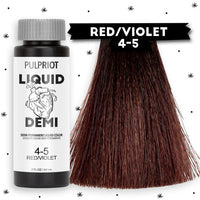 Thumbnail for Pulp Riot Liquid Demi Red/Violet 4-5 Demi-Permanent Liquid Color 2oz/60ml 