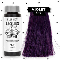 Thumbnail for Pulp Riot Liquid Demi Violet 3-2 Demi-Permanent Liquid Color 2oz/60ml 