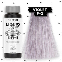 Thumbnail for Pulp Riot Liquid Demi Violet 9-2 Demi-Permanent Liquid Color 2oz/60ml 