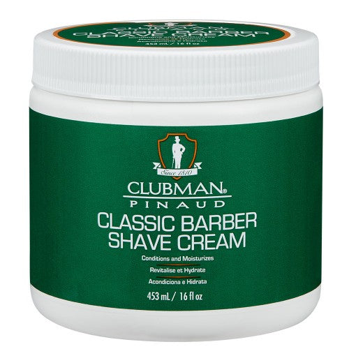 Clubman Classic Barber Shave Cream 16oz