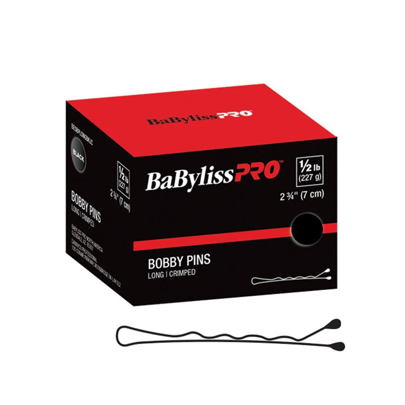BaBylissPRO  34939 2 Crimped Bobby Pin   Black   1lb