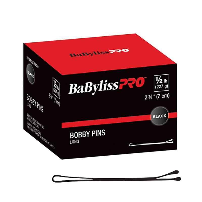 BaBylissPRO  34981 2 3/4 Long  Bobby Pin  Black  1/2lb