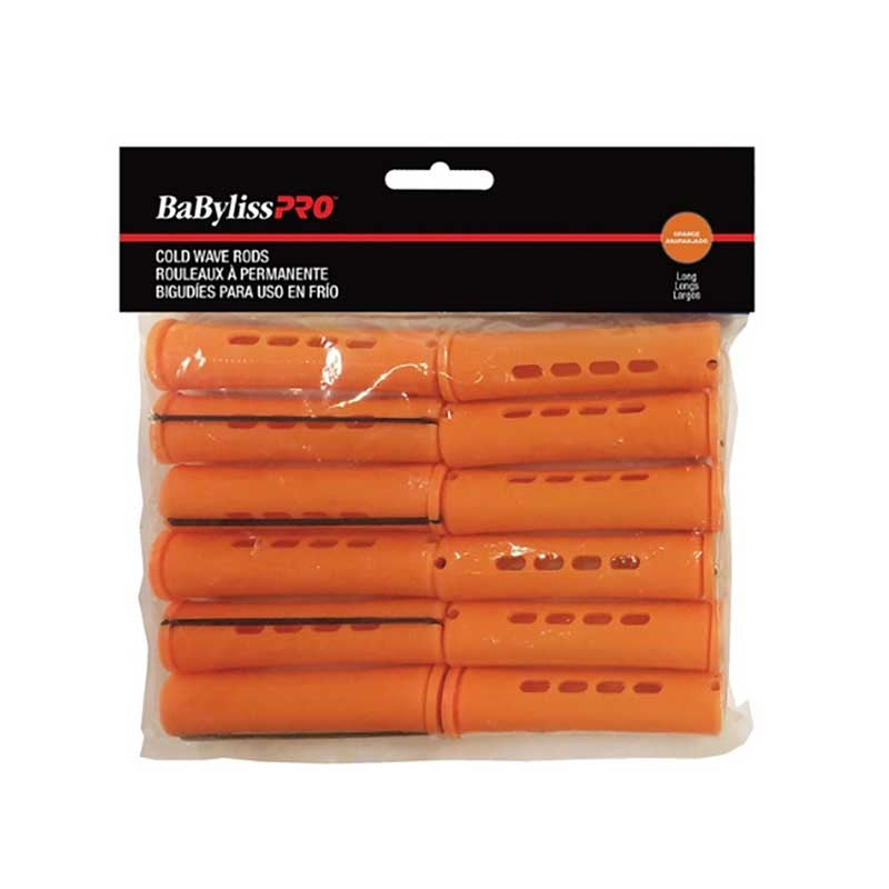 BaBylissPRO  Cold Wave Rods  Jumbo  Orange  12/bag