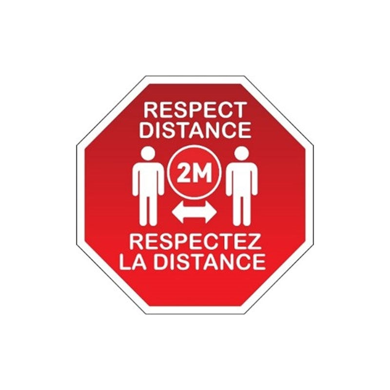 BaBylissPRO  Floor Signage  Respect Distance