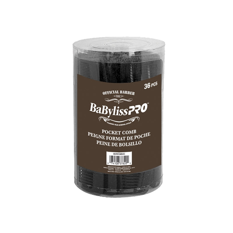 BaBylissPRO  Barber Pocket Combs  36 Combs/Drum