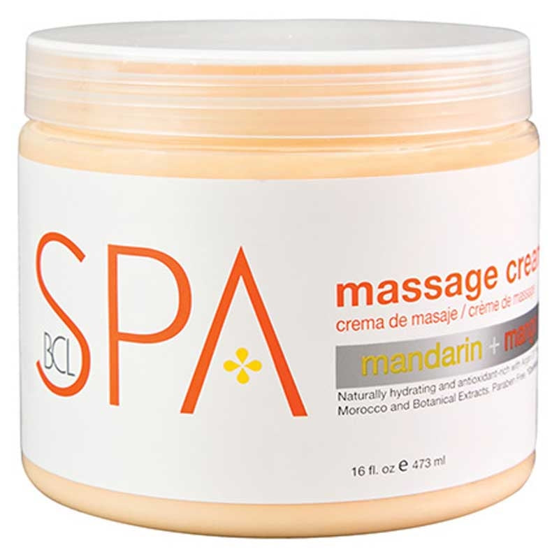BCL Spa  Mandarin Mango Massage Cream  16oz