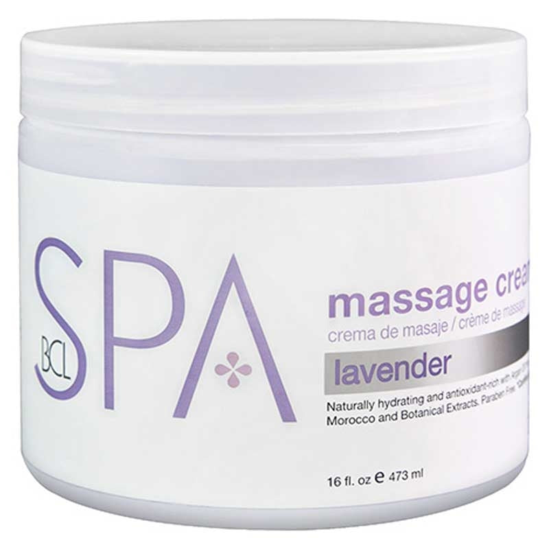 BCL Spa  Lavender Mint Massage Cream  16oz