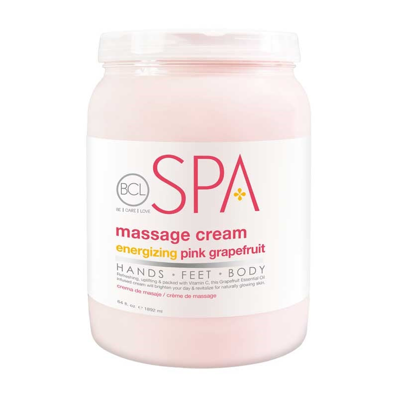 BCL Spa  Pink Grapefruit Massage Cream  64oz