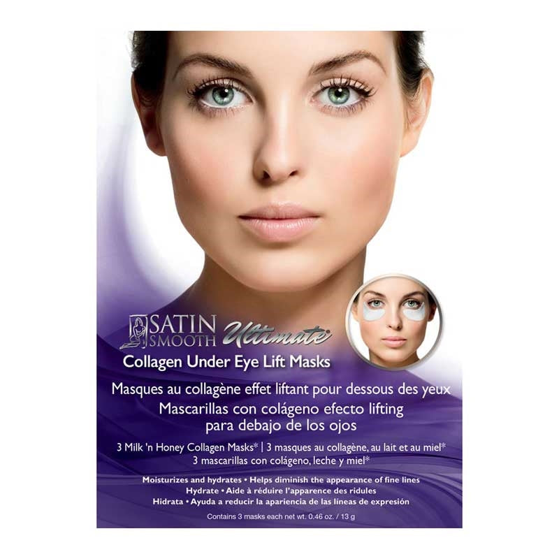 Satin Smooth  Collagen Under Eye Lift Mask  3/box