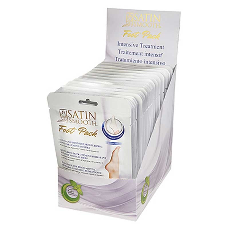 Satin Smooth  Foot Pack Intensive Treatment  24/pack