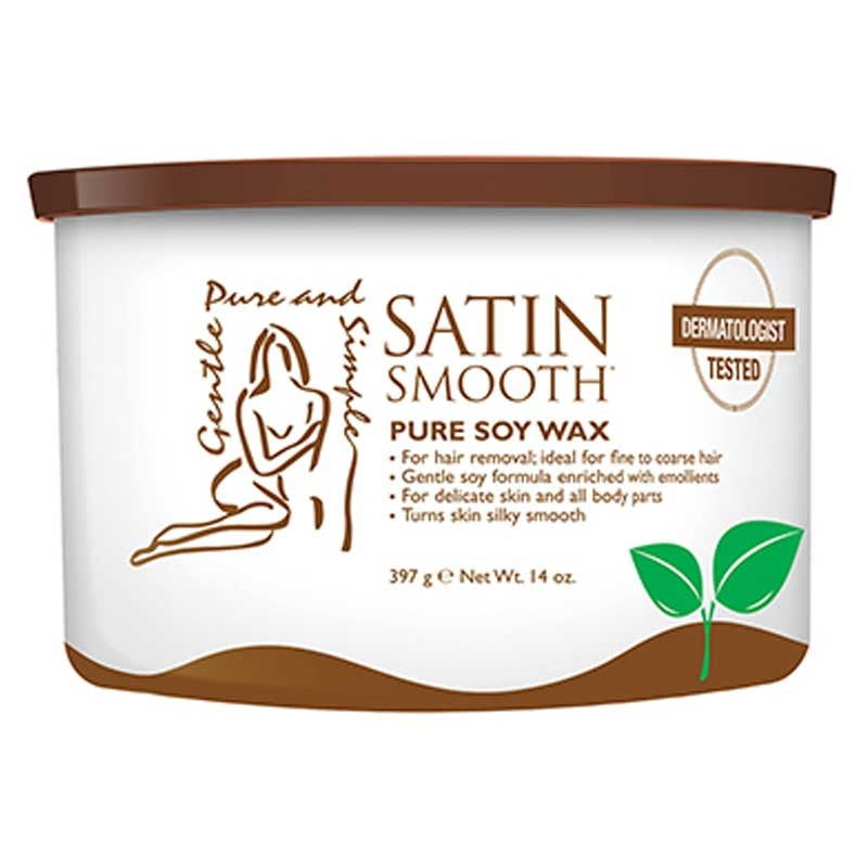Satin Smooth  Organic Soy Depilatory Wax  14oz