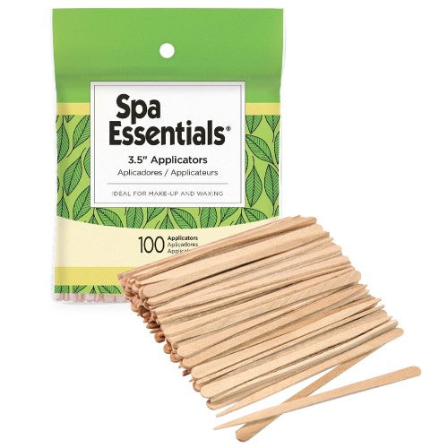 Spa Essentials Wood Applicators 3.5" 100pk