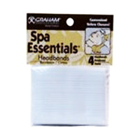 Thumbnail for Graham Spa Essentials Disposable Headband White 4pk