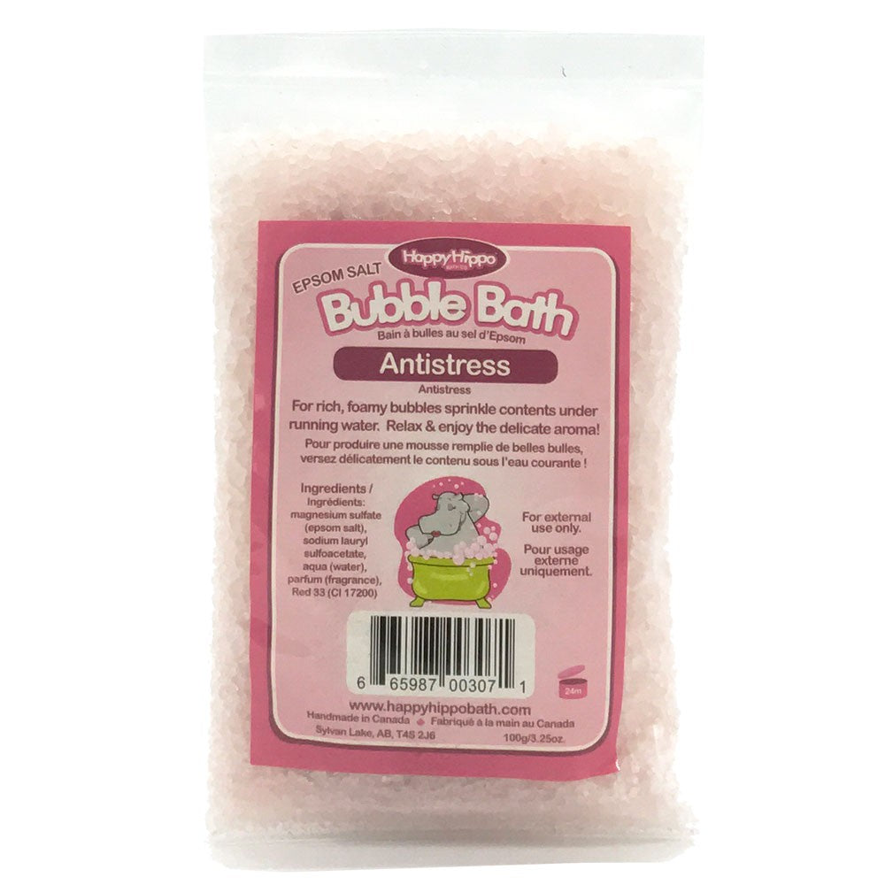Happy Hippo Epsom Salt Bubble Bath 3.5oz - Eucalyptus Cold Buster