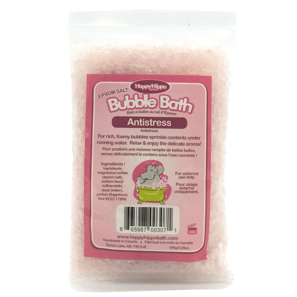 Happy Hippo Epsom Salt Bubble Bath 3.5oz - Strawberries & Cream