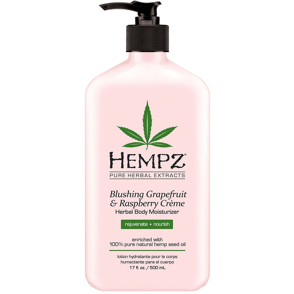 Hempz Blushing Grapefruit & Raspberry Creme Herbal Body Moisturizer 17oz