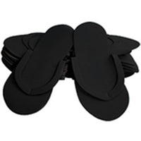 Thumbnail for Ikonna Slip Resistant Slippers - Black 12 Pairs DTS-SR-BK