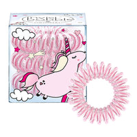 Invisibobble Original Hair Rings 3pk Unicorn - Elly Pink