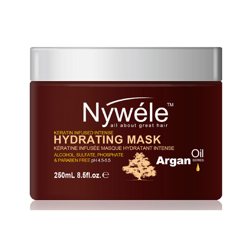 Nywéle Argan Oil Keratin Infused Intense Hydrating Mask, 250ml