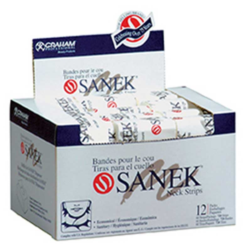 Graham Beauty  Sanek Neck Strips  60/pack 12pack/carton