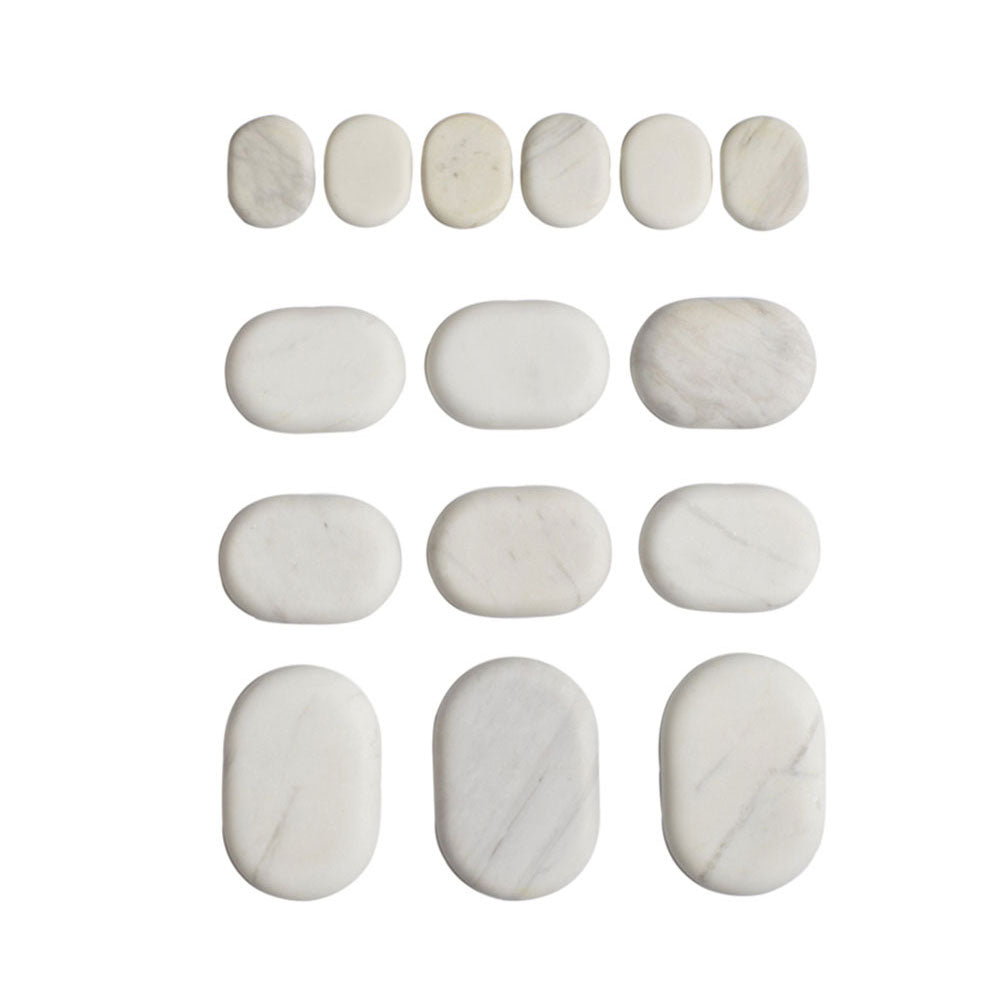 15 Piece Marble Stone Set