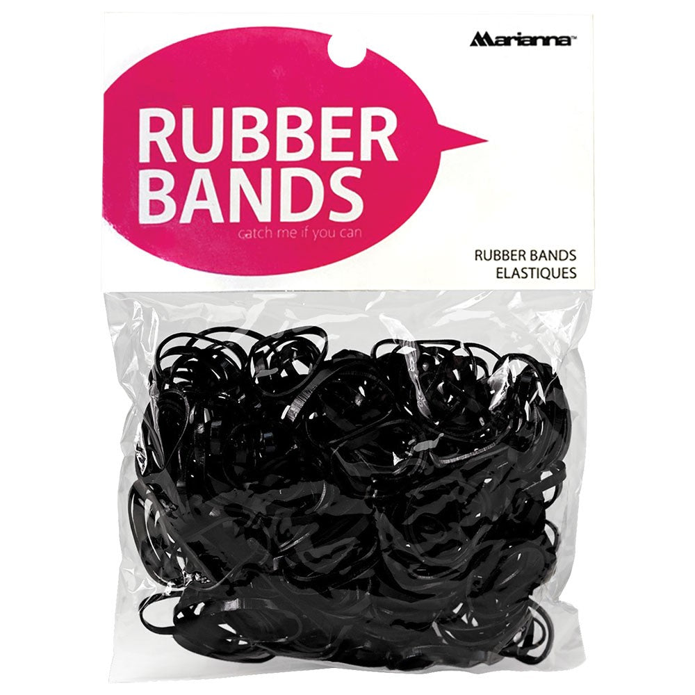 Marianna Elastic Rubber Bands Black 250pcs
