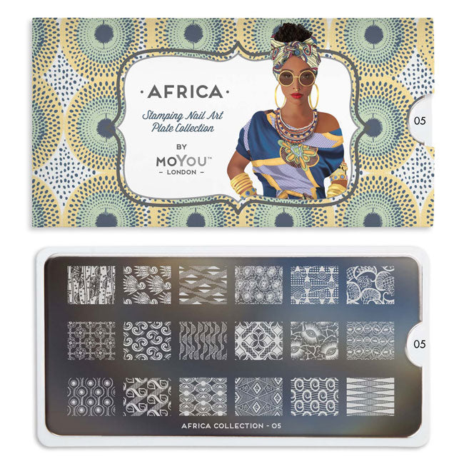MOYOU Africa Stamping Nail Art Plate Collection