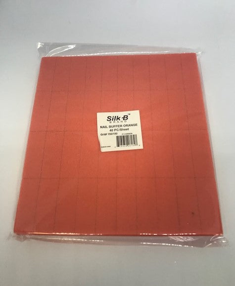 Block Mini ORANGE Disposable Buffers 150/180, 40 Per Sheet