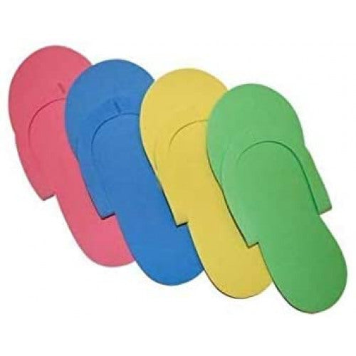 Professional Instruments Econo Pack - 12 Pedicure Slippers Assorted Colors 