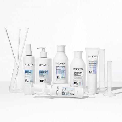 Redken Acidic Bonding Concentrate Small Intro Offer - 3 of each Shampoo, Conditioner and Treatment, plus Free Sha Ltr & Con Ltr and easel card insert 
