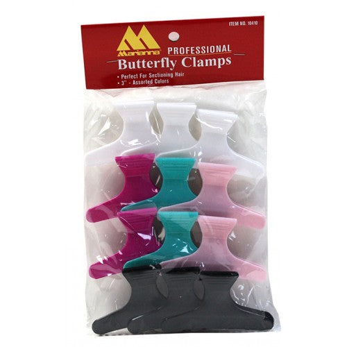 Marianna Butterfly Clamps 3" 12pk
