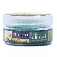 Thumbnail for Cuccio Scentual Salt Soak 2 oz Artisan Shea & Vetiver 3259