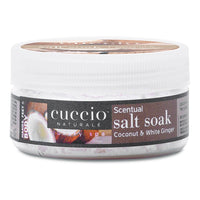 Thumbnail for Cuccio Scentual Salt Soak 1.6 oz Coconut & White Ginger 3291