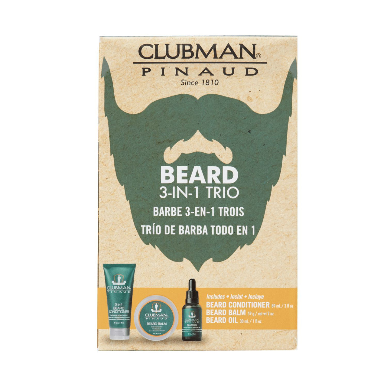 Clubman Beard 3-in-1 Trio Kit