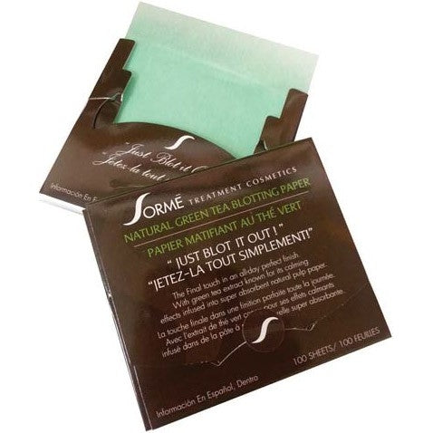 Sorme Natural Green Tea Blotting Paper 100 Sheets