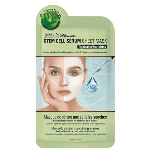 Satin Smooth Ultimate Sheet Mask - Stem Cell Serum - SSKSCMK