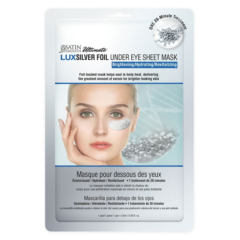 Satin Smooth Foil Under Eye Sheet Mask - LUXSilver SSKSFUEM