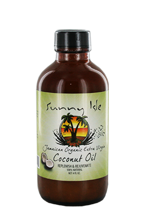 Sunny Isle Jamaican Black Castor Oil Organic Coconut Oil (4oz)