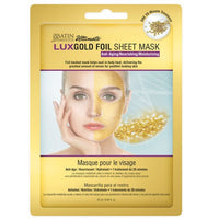 SatinSmooth LuxGold Foil Sheet Mask