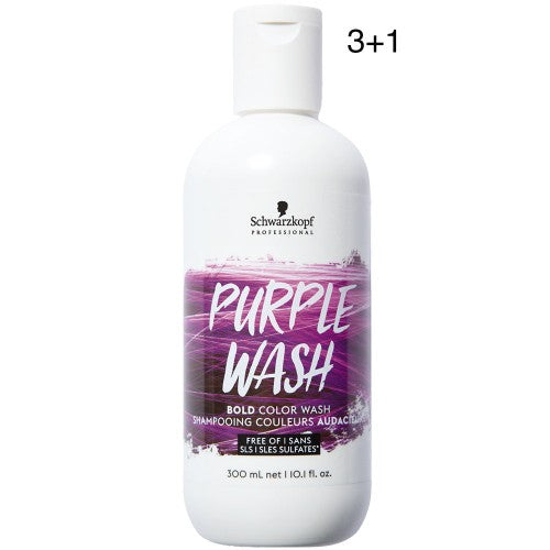 Schwarzkopf Bold Color Wash Purple 10oz 3+1