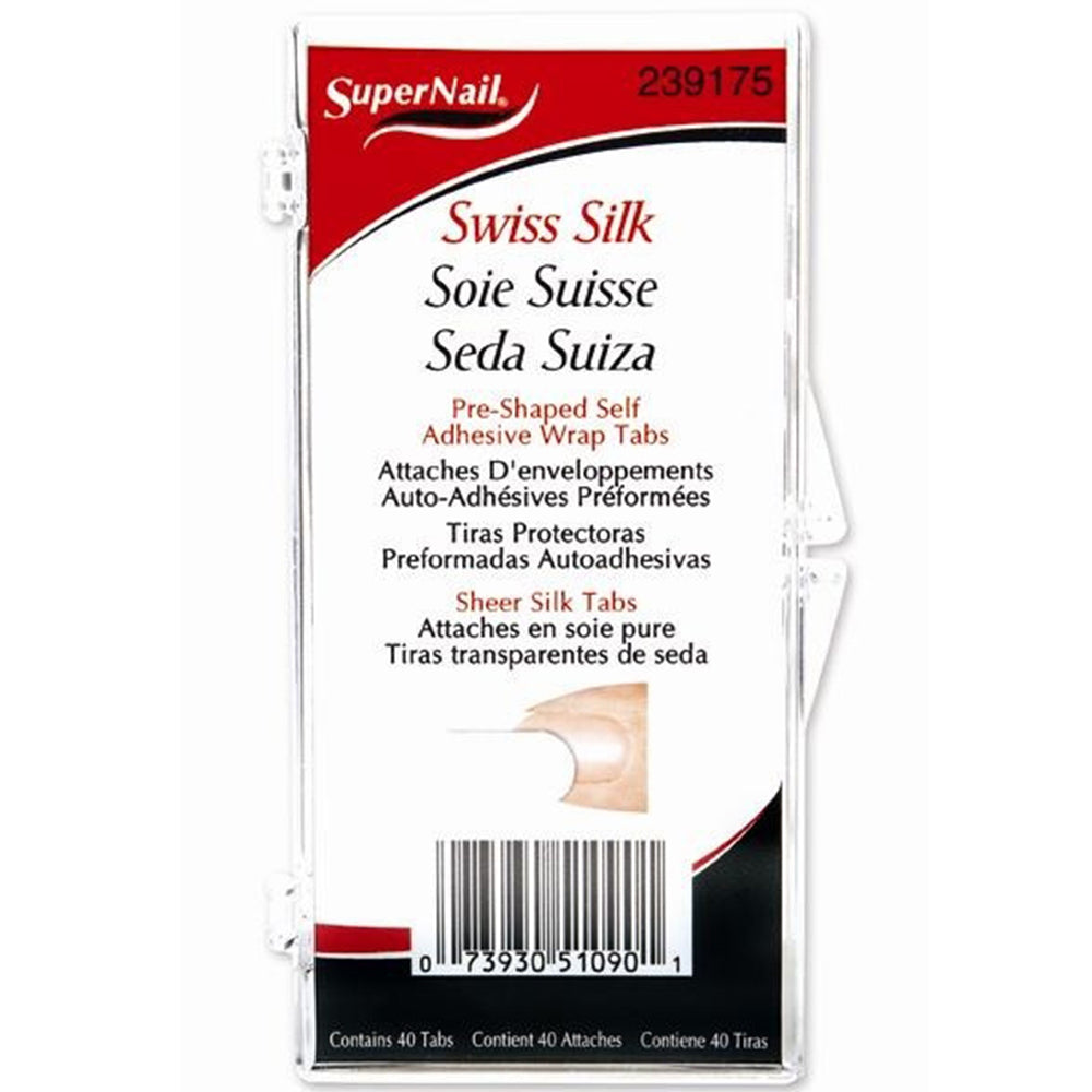 Supernail Swiss Silk Self Adhesive Wrap Tabs 40Pcs 51070